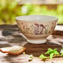 Fabrique de Styles Bols Et Coupelles*Bol lapins collectionneur en faïence 75cl - Collection