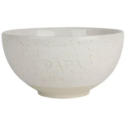 Fabrique de Styles Bols Et Coupelles*Bol papa en grès écru moucheté 70cl