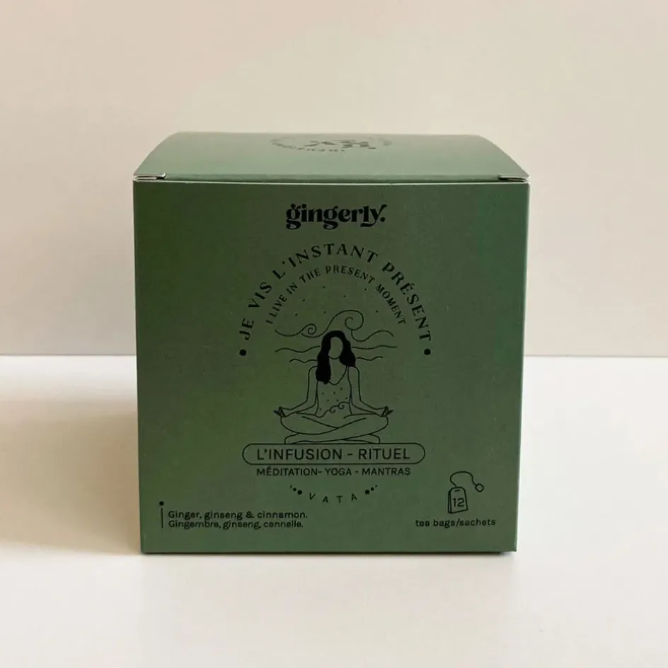 Fabrique de Styles Cafés, Thés Et Infusions*Boîte de 12 sachets d'infusion rituel Je vis l'instant présent