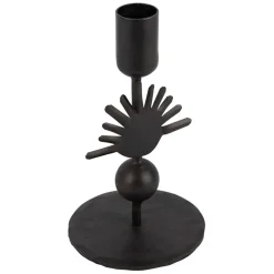 Fabrique de Styles Photophores, Bougeoirs Et Lanternes*Bougeoir en fer h15cm - Heolio