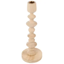 Fabrique de Styles Photophores, Bougeoirs Et Lanternes*Bougeoir en pin h33.5cm - Boise