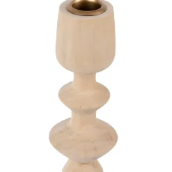 Fabrique de Styles Photophores, Bougeoirs Et Lanternes*Bougeoir en pin h33.5cm - Boise