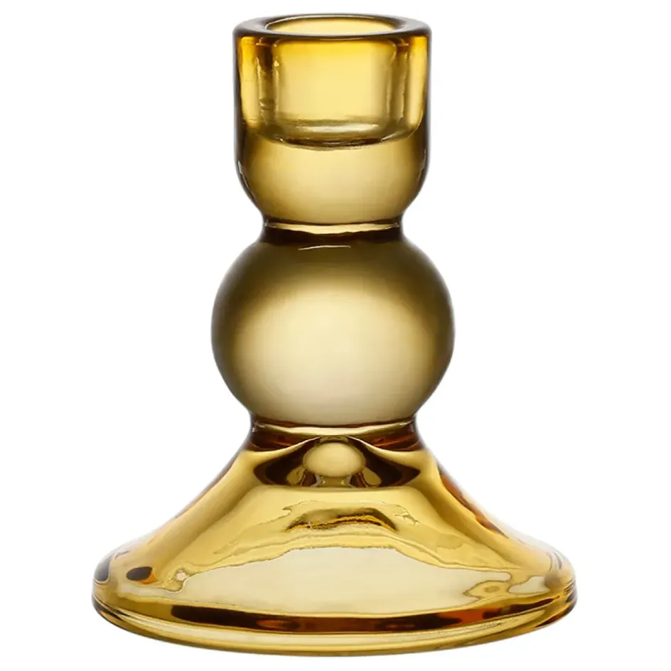 Fabrique de Styles Photophores, Bougeoirs Et Lanternes*Bougeoir en verre h10cm - Alphe