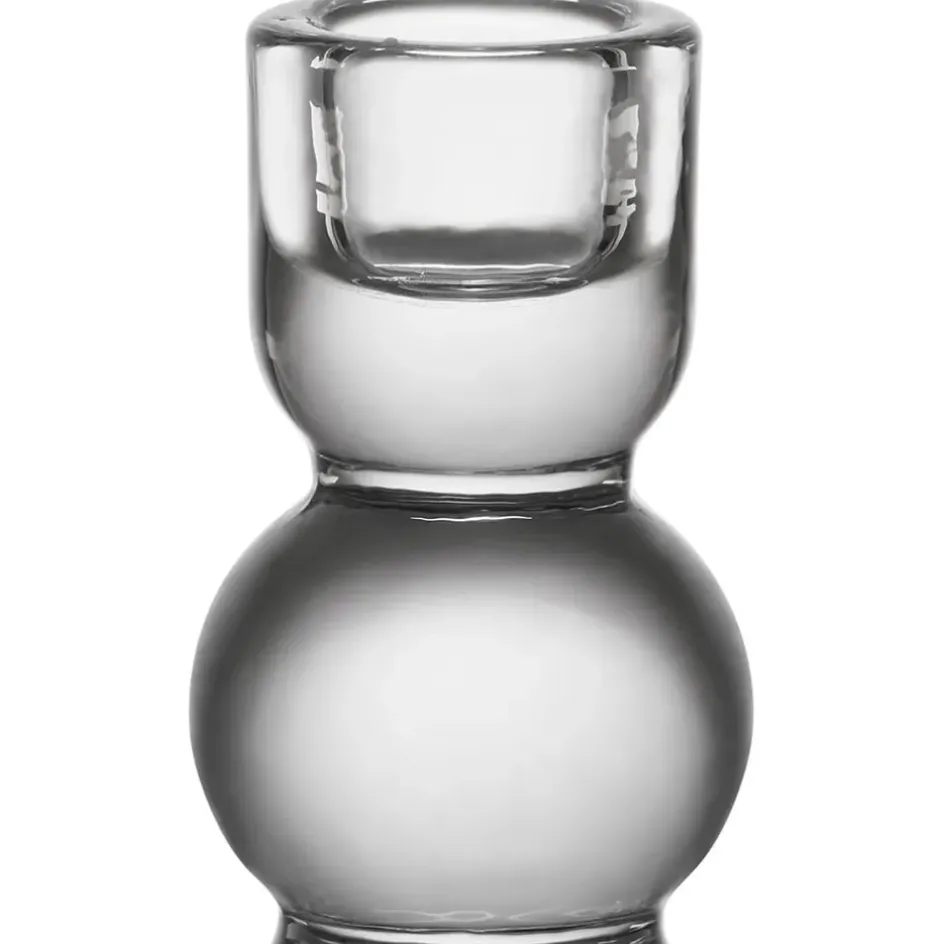 Fabrique de Styles Photophores, Bougeoirs Et Lanternes*Bougeoir en verre h10cm - Alphe