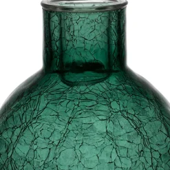 Fabrique de Styles Photophores, Bougeoirs Et Lanternes*Bougeoir en verre émeraude h15.6cm - Oanez