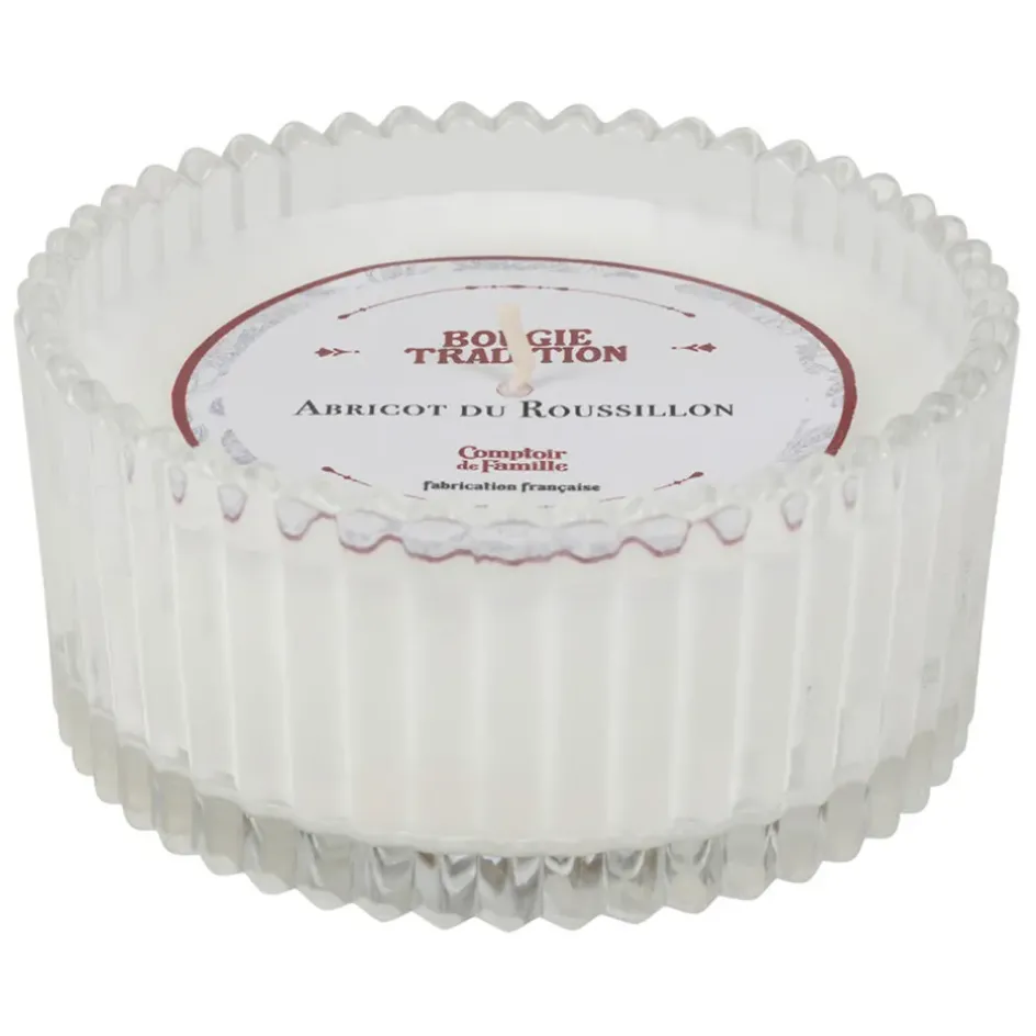 Fabrique de Styles Bougies Parfumées*Bougie en verre senteur abricot 180g