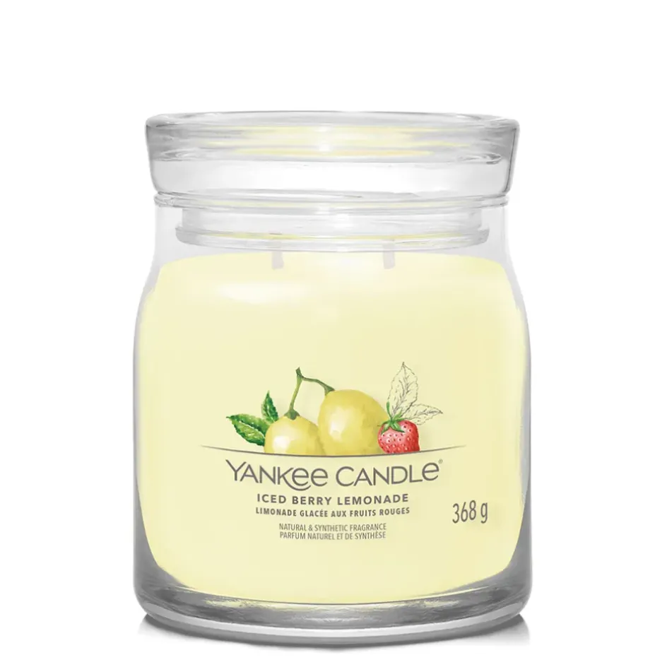 Fabrique de Styles Bougies Parfumées*Bougie jarre parfumée Limonade glacée aux fruits rouges 65h