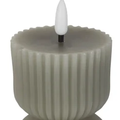 Fabrique de Styles Déco Lumineuse*Bougie led pilier h24.5cm