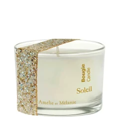 Fabrique de Styles Bougies Parfumées*Bougie parfumée badiane, fleurs blanches, vétivier 35h - Soleil