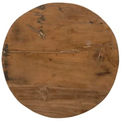 Fabrique de Styles Bouts De Canapé Et Tables D'appoint*Bout de canapé rond en bois recyclé d34cm - Campagne