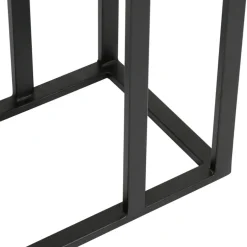 Fabrique de Styles Bouts De Canapé Et Tables D'appoint*Bout de canape en aluminium et fer doré et noir - Felia