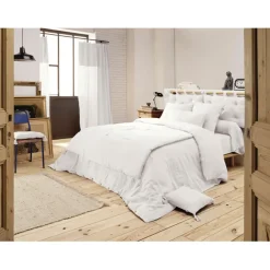 Fabrique de Styles Couvre-lits*Bout de lit chantilly en gaze de coton 90x200cm - Gaia
