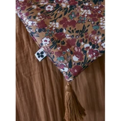 Fabrique de Styles Couvre-lits*Bout de lit en gaze de coton imprimée 90x200cm - Capucine