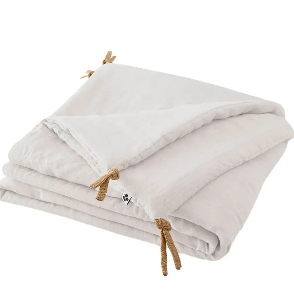 Fabrique de Styles Couvre-lits*Bout de lit en lin lavé 90x200cm - Soline