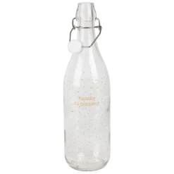 Fabrique de Styles Carafes Et Pichets*Bouteille en verre avec détails 1l - Famille