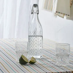 Fabrique de Styles Carafes Et Pichets*Bouteille en verre coeur 90cl -famille