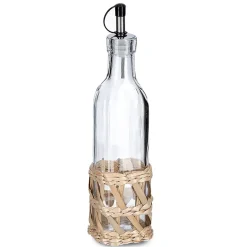 Fabrique de Styles Ustensibles De Cuisine*Bouteille en verre huile/vinaigre 27cl - boho
