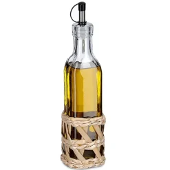 Fabrique de Styles Ustensibles De Cuisine*Bouteille en verre huile/vinaigre 27cl - boho