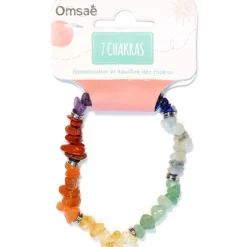 Fabrique de Styles Bijoux Fantaisie*Bracelet 7 chakras mix chips