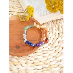 Fabrique de Styles Bijoux Fantaisie*Bracelet 7 chakras mix chips