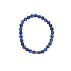 Fabrique de Styles Bijoux Fantaisie*Bracelet lapis lazuli perles rondes 6mm