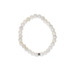 Fabrique de Styles Bijoux Fantaisie*Bracelet pierre de lune perles rondes 6mm