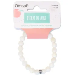 Fabrique de Styles Bijoux Fantaisie*Bracelet pierre de lune perles rondes 8mm