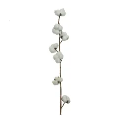 Fabrique de Styles Fleurs Et Plantes Artificielles*Branche fleur de coton en plastique h100cm