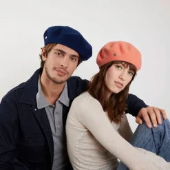 Fabrique de Styles Accessoires Mode*Béret Curcuma Laulhère 100% laine de Merinos - Taille unique
