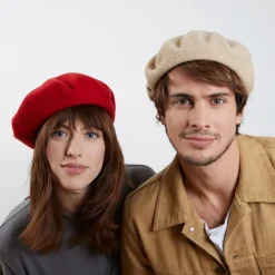 Fabrique de Styles Accessoires Mode*Béret Curcuma Laulhère 100% laine de Merinos - Taille unique