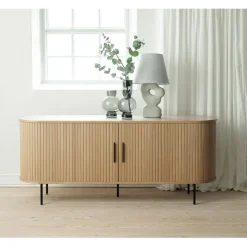 Fabrique de Styles Buffets Et Vitrines*Buffet en placage chêne 180x45cm - Nola