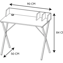 Fabrique de Styles Bureaux*Bureau en bois et fer - Bily