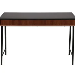 Fabrique de Styles Bureaux*Bureau en noyer et métal noir - Nuna