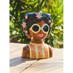 Fabrique de Styles Vases Et Soliflores*Cache pot en dolomite - Funny