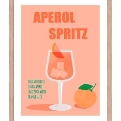 Fabrique de Styles Cadres Déco Et Affiches*Cadre avec affiche "Aperol spritz" 30x40cm - Lario