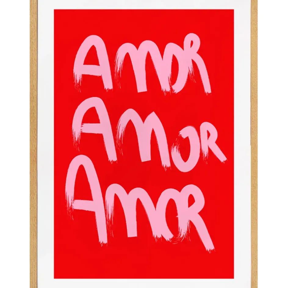 Fabrique de Styles Cadres Déco Et Affiches*Cadre bogota amor 50x70cm lario blanc