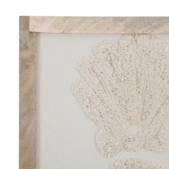 Fabrique de Styles Cadres Déco Et Affiches*Cadre déco coquille tuftée écru 40x50cm - blue sand