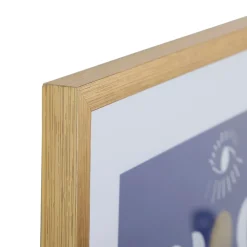 Fabrique de Styles Cadres Déco Et Affiches*Cadre deco encadré main visionn bleu et doré 42x52cm