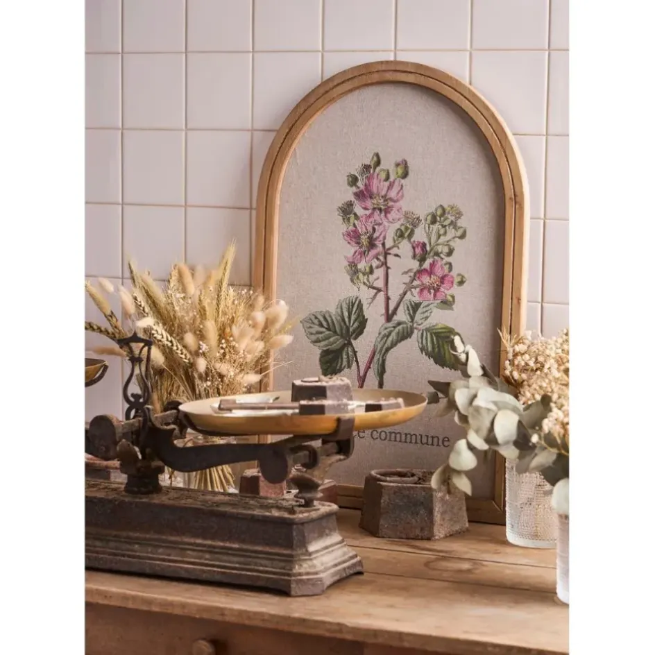 Fabrique de Styles Cadres Déco Et Affiches*Cadre fleur horticoles en tissu et sapin 40x60cm - Horticole