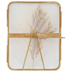 Fabrique de Styles Cadres Photos*Cadre photo en verre et laiton 10x15cm - Retro