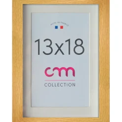 Fabrique de Styles Cadres Photos*Cadre photo passe partout 1vue 13x18cm lario chene