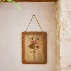 Fabrique de Styles Cadres Déco Et Affiches*Cadre "s" en sapin 33x45cm - Fleurs