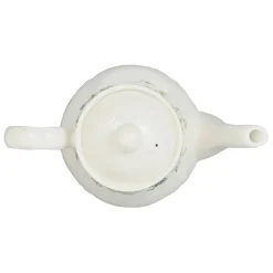 Fabrique de Styles Théières Et Cafetières*Cafetiere en Faïence blanc et - fleurs champs