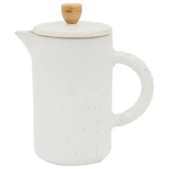 Fabrique de Styles Théières Et Cafetières*Cafetière à piston moucheté 1.1l en grès - nordika
