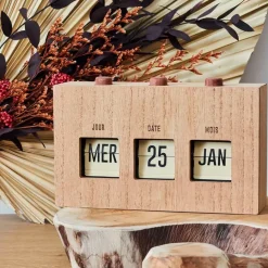 Fabrique de Styles Petits Objets Déco*Calendrier flip flap effet bois