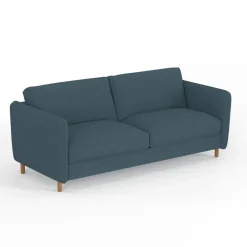 Fabrique de Styles Canapés Convertibles*Canapé convertible 2 places Gustave - Tissu Texturé - Crown Moutarde