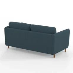 Fabrique de Styles Canapés Convertibles*Canapé convertible 2 places Gustave - Tissu Texturé - Crown Moutarde