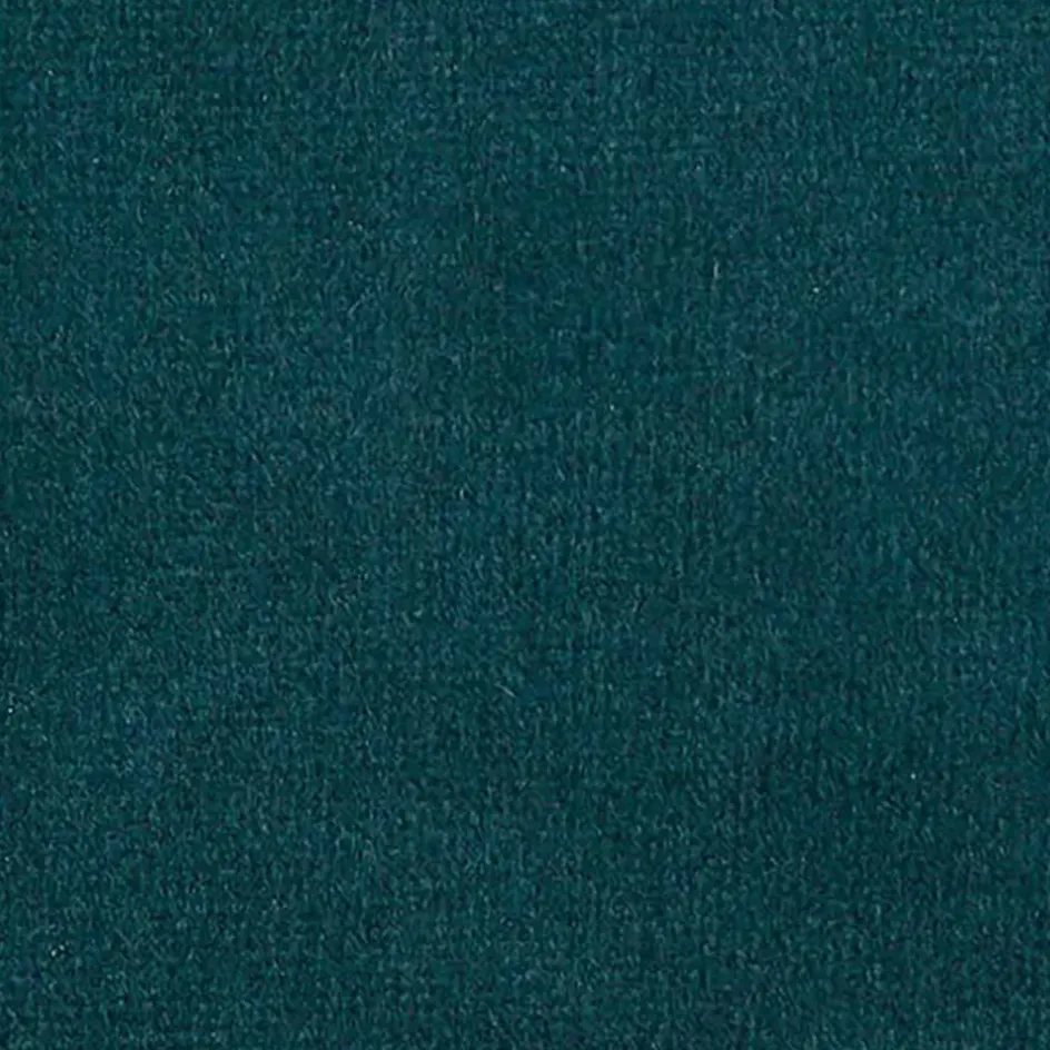 Fabrique de Styles Canapés D'angle*Canapé d'angle droit 5 places André - effet velours - Seven emerald