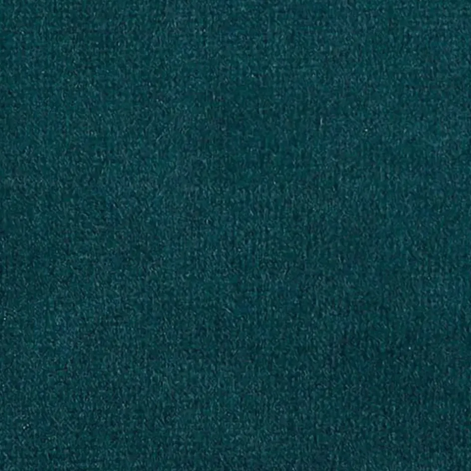 Fabrique de Styles Canapés D'angle*Canapé d'angle droit 5 places André - effet velours - Seven emerald