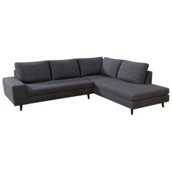 Fabrique de Styles Canapés D'angle*Canapé d'angle gauche 5 places André - tissu texturé - Crown moutarde